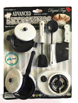 

Wonder Star White Advanced Chef Kitchen 6 Pcs ware set for kids