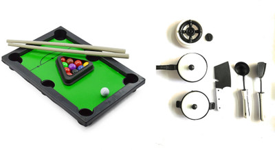 

Wonder Star Snooker Sports Game with White Advanced Chef Kitchen Set Combo