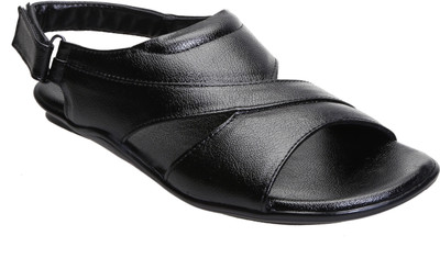 Zappy Men Black Sandals