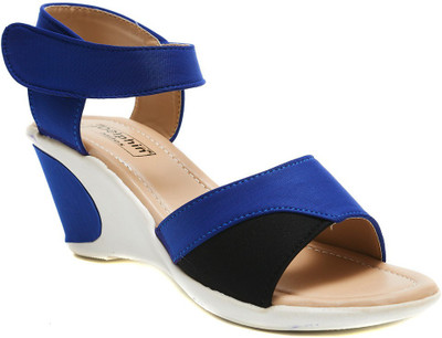 

Dolphin Miles Women Blue Wedges