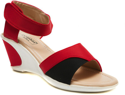 

Dolphin Miles Women Red Wedges