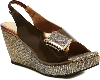 

Dolphin Miles Women Brown Wedges