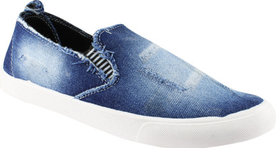 

My Cool Gear Slip On Sneakers For Men(Blue