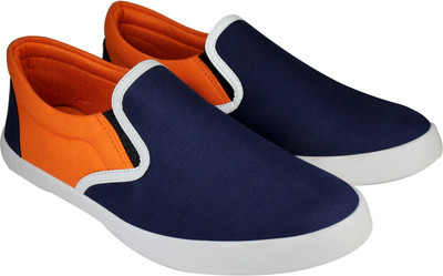 

Funk'd Slip On Sneakers For Men(Orange, Navy