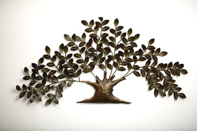 

VedasExports Nano Tree Decorative Showpiece - 65 cm(Iron, Multicolor)