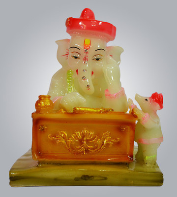 

Aanvi Enterprises Decorative Showpiece - 20 cm(Marble, Multicolor)