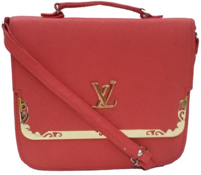 

CrazyHut Girls Casual Red PU Sling Bag