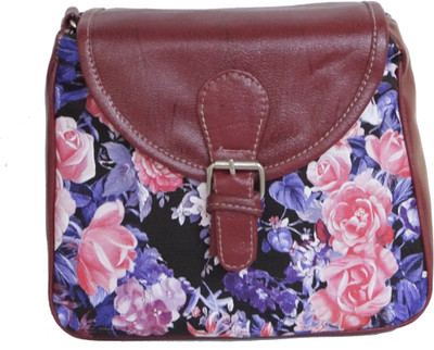 

Nemichand Jewels Girls Casual Multicolor PU Sling Bag