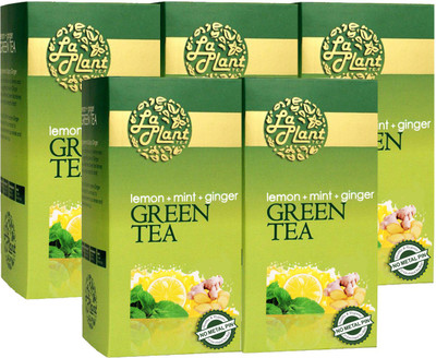 

LaPlant Lemon, Mint & Ginger - 125 Tea Bags Lemon, Mint, Ginger Green Tea Box(125 Sachets)