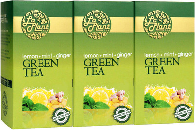 

LaPlant Lemon, Mint & Ginger - 75 Tea Bags Lemon, Mint, Ginger Green Tea(75 Sachets, Box)