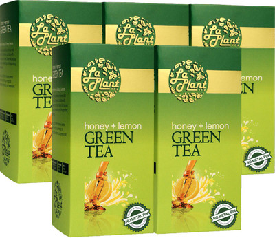 

LaPlant Honey & Lemon - 125 Tea Bags Honey, Lemon Green Tea Box(125 Sachets)