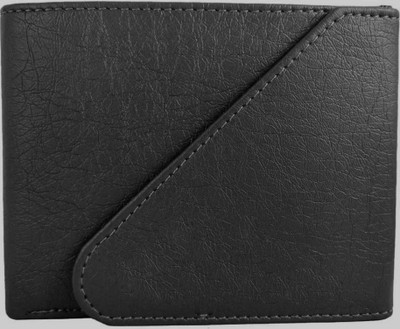 

Twinstar Men Black Artificial Leather Wallet(5 Card Slots)