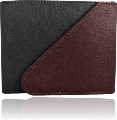 

Twinstar Men Black Artificial Leather Wallet(5 Card Slots), Black;brown