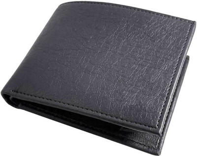 

Wenzest Men Black Artificial Leather Wallet(10 Card Slots)