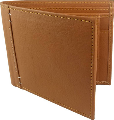

Twinstar Men Brown Artificial Leather Wallet(4 Card Slots), Tan