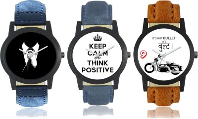 AR Sales Printed Dial With Quote And Social Message Watch  - For Men   Watches  (AR Sales)