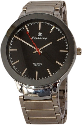 

BAISHENG Black Fancy Dial Watch - For Men