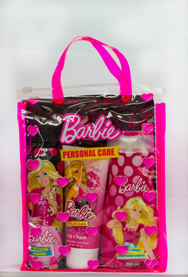

Barbie Trendy Bag (Deo 150ml+Moisturiser 100ml+Shampoo 200ml)(Pink)