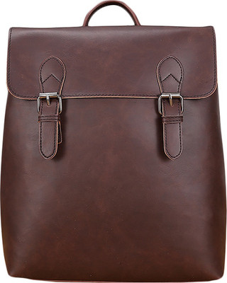 

FemNmas Handmade Genuine Leather Backpack 20 L Backpack(Tan)