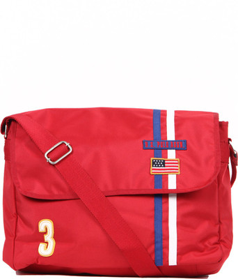 

U.S. Polo Assn USAX0049 Messenger Bag(Red, 11 L)