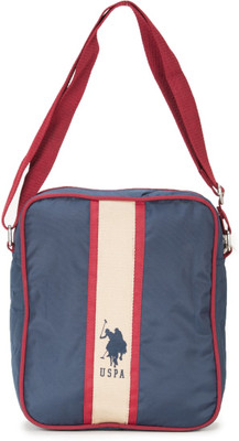 

U.S. Polo Assn USAX0099 Waterproof Messenger Bag(Blue, 7 L)