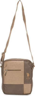 U.S. Polo Assn USAX0104 Messenger Bag(Brown, 7 L)