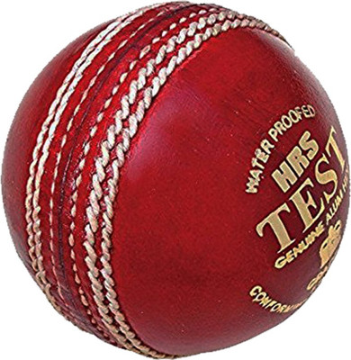 HRS Test Leather Ball, Red Cricket Leather Ball(Pack of 1, Red)