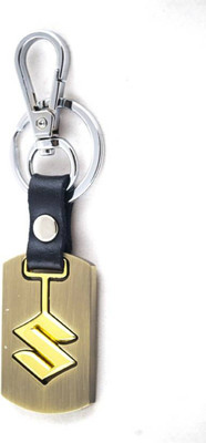 

Gabriella Wooden Suzuki Locking Key Chain(Gold)
