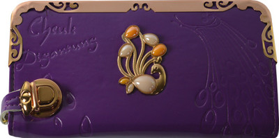 

Glitters Online Casual Purple Clutch