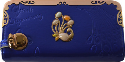 

Glitters Online Casual Blue Clutch