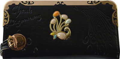 

Glitters Online Casual Black Clutch
