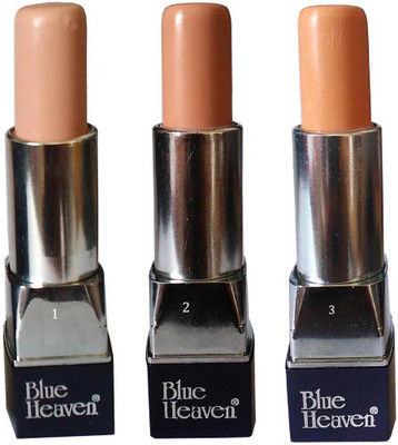 

Blue Heaven UHD(Ultra-high-definition) Makeup stick waterproof set of 3 (1-3) different shade Concealer(beige cream)