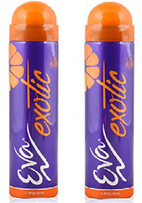 

EVA Citrus Bliss set of 2 Deodorant Spray - For Women(150 ml, Pack of 2)