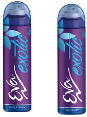 

EVA Ylang Ecstasy set of 2 Deodorant Spray - For Women(150 ml, Pack of 2)