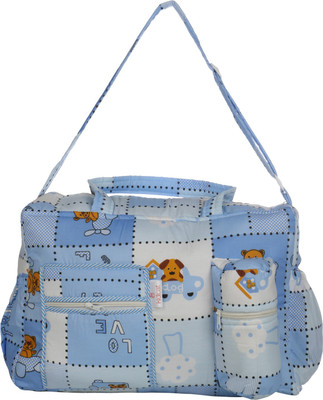 

kidiCat Printed Baby Diaper Storage Bag / Mother Bag(Blue)