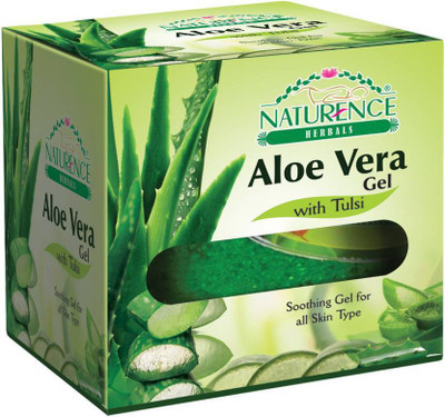 

Naturence Harbal Aloe Vera Gel With Tulsi Soothing Gel For all skin Types 100g (Pack OF 3)(300 g)