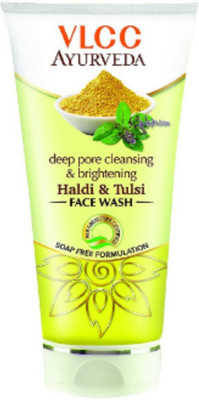 

VLCC Deep Pore Cleansing and Brightening Haldi and Tulsi (Pack 3) (50ml * 3 = 150ml) Face Wash(50 ml)