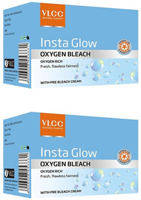

VLCC Insta Glow Oxygen Bleach (Pack 2)(51 * 2 = 102g)(51.4 g)