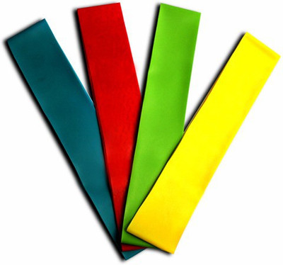 

BFitusa Resistance Loop Bands set of 4 Fitness Band(Red, Yellow, Blue, Green, Pack of 4), Blue;green;red;yellow