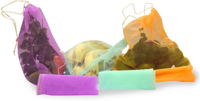 

DADDY G DG large Pull String Pack of 12 Grocery Bags(Multicolor)