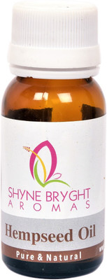 

Shyne Bryght Aromas Pure Natural & Cold Pressed Unrefined Moisturizer, Hair Growth Hempseed Carrier Oil Hair Oil(100 ml)