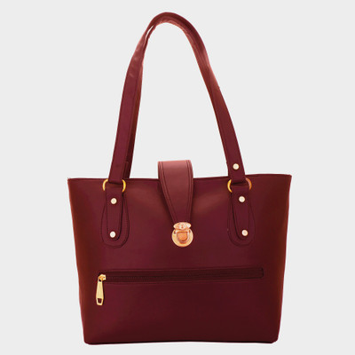 

Lady bar Shoulder Bag(Maroon)