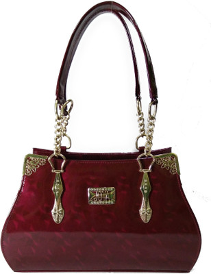 

AZED Collections Hand-held Bag(Maroon)