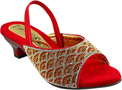 

Luca Fashion Girls Sling Back Heels(Red