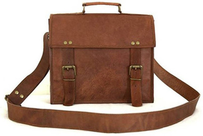 

iHandikart 15 inch Laptop Messenger Bag(Brown)