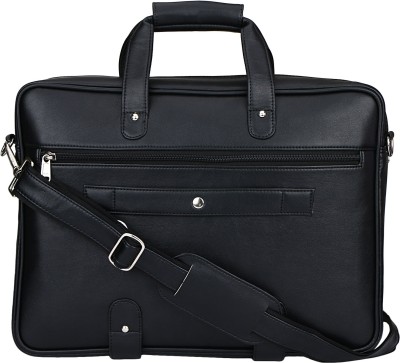 

Bharat Leather Emporium 17 inch Laptop Messenger Bag(Black)