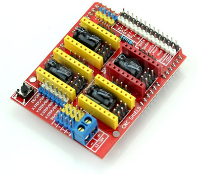 

Robodo CNC shield v3 engraving machine 3D Printer A4988 DRV8825 driver expansion board(Multicolor)