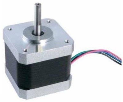 

Robodo 4.2 kg-cm NEMA 17 stepper motor 4 wire bipolar for CNC / 3d printer / Robotics(Black, Silver)