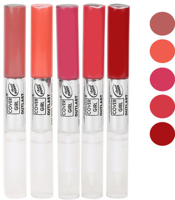 

Cover Girl Nude Brown,Orange,Pink,Neon Red,Red Long Stay Lip gloss(3.5 ml, Nude Brown.Orange.Pink.Neon Red.Red)