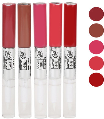 

Cover Girl Pinkish Mazanta,Peaches Brown,Pink,Pinkish Red,Red Non-Transfer Lip Color(3.5 ml, Pinkish Mazanta.Peaches Brown.Pink.Pinkish Red.Red)
